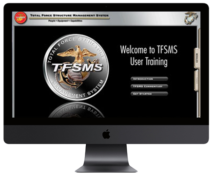 portfolio image of US Marines website - Scorm/XML web design and development